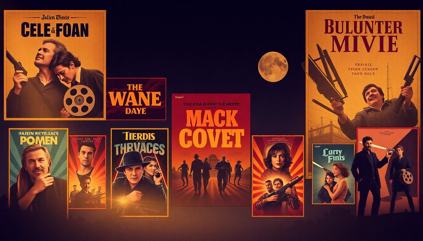 Explore a curated public domain movies list with iconic film posters in a nostalgic vintage collection.