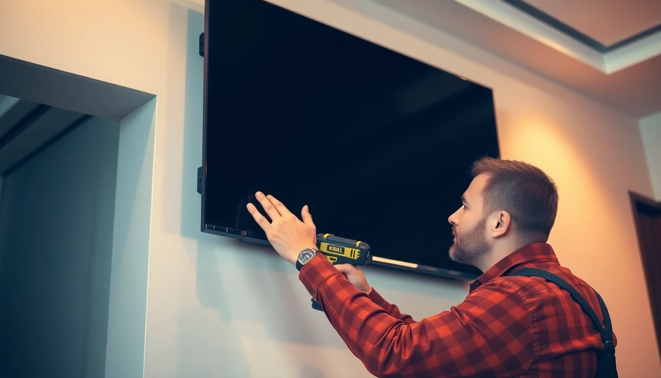 Professional TV Mounting Installation Service for Seamless Entertainment Setup