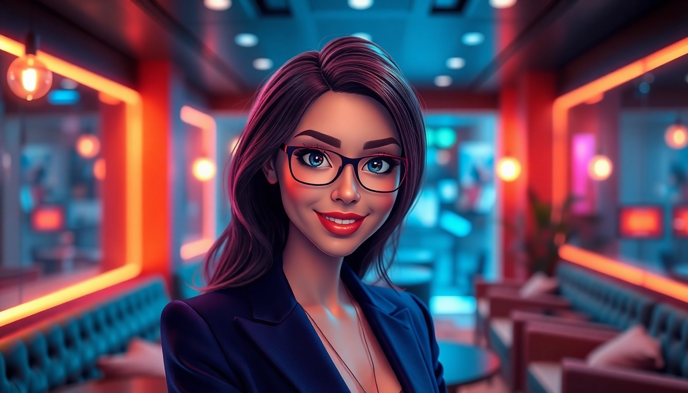 Engaging interaction in a dirty ai chat featured in a cozy virtual lounge.