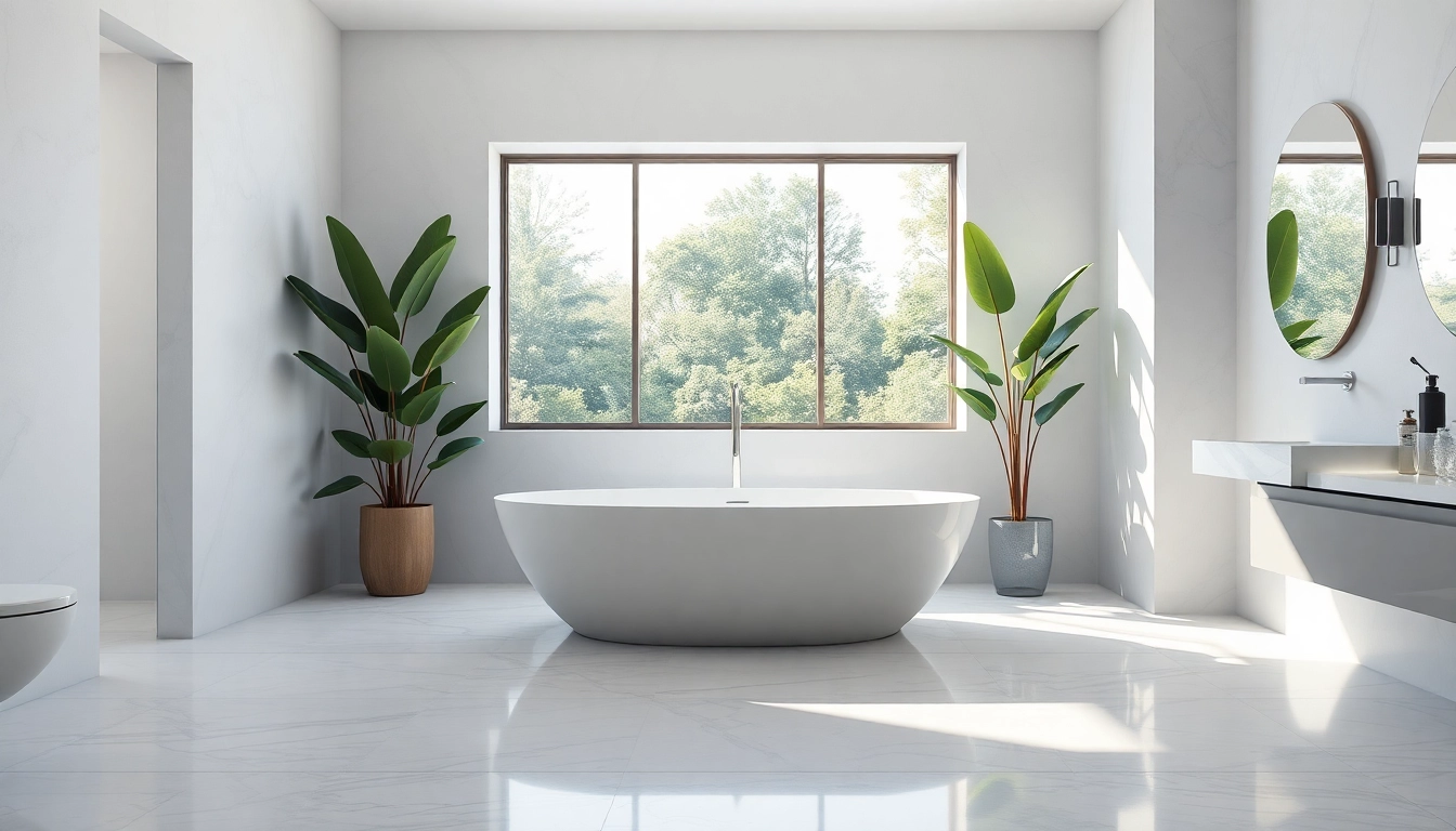 Transform your bathroom remodels with modern designs and serene atmospheres.