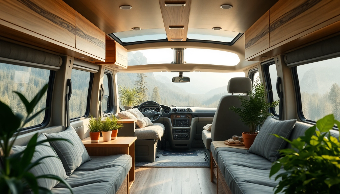 Experience the interior of a perfect Van designed for adventure and comfort.