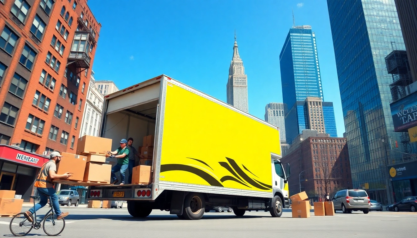 Movers in Manhattan showcasing Best movers nyc while loading a truck.