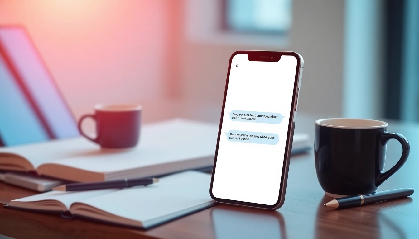 Using smspva to receive messages on a smartphone in a digital workspace setup.