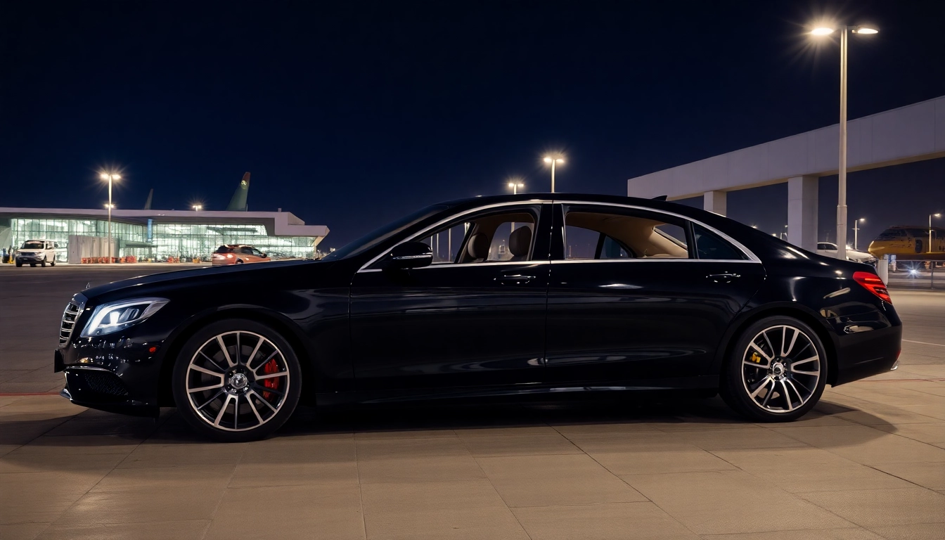 Experience premium car service Atlanta with our luxury black car featuring elegant interiors and smooth ride.