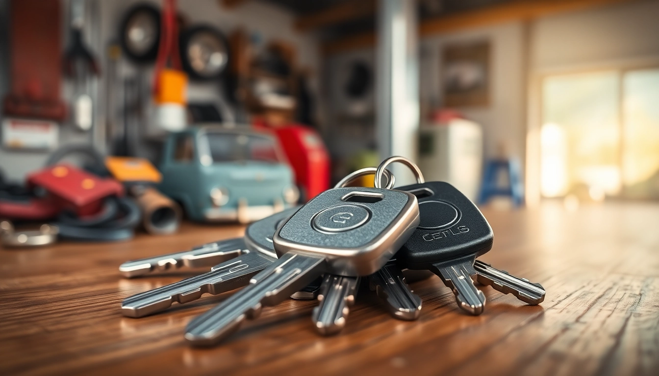 Examine elegant truck keys positioned on a wooden surface, showcasing quality craftsmanship.