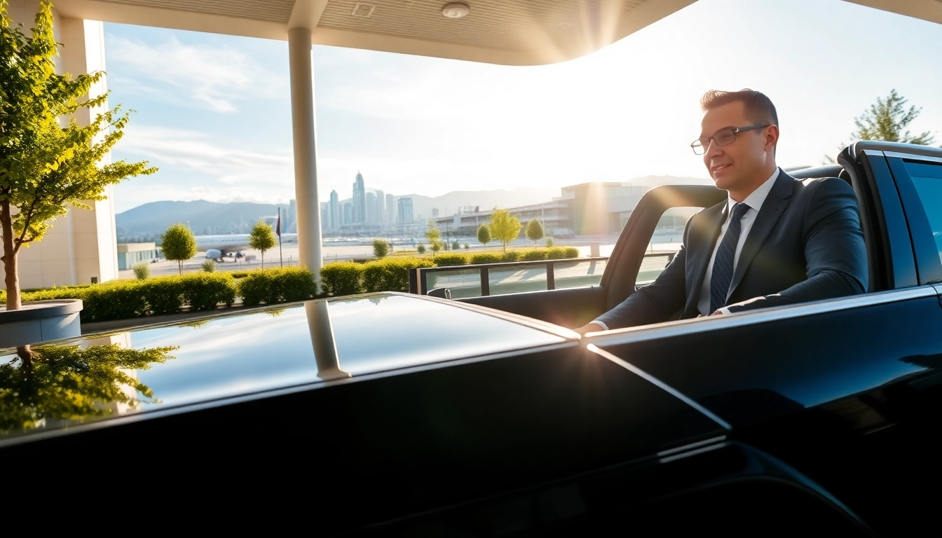 Experience premier car service Vancouver airport with a professional chauffeur in a luxury sedan.
