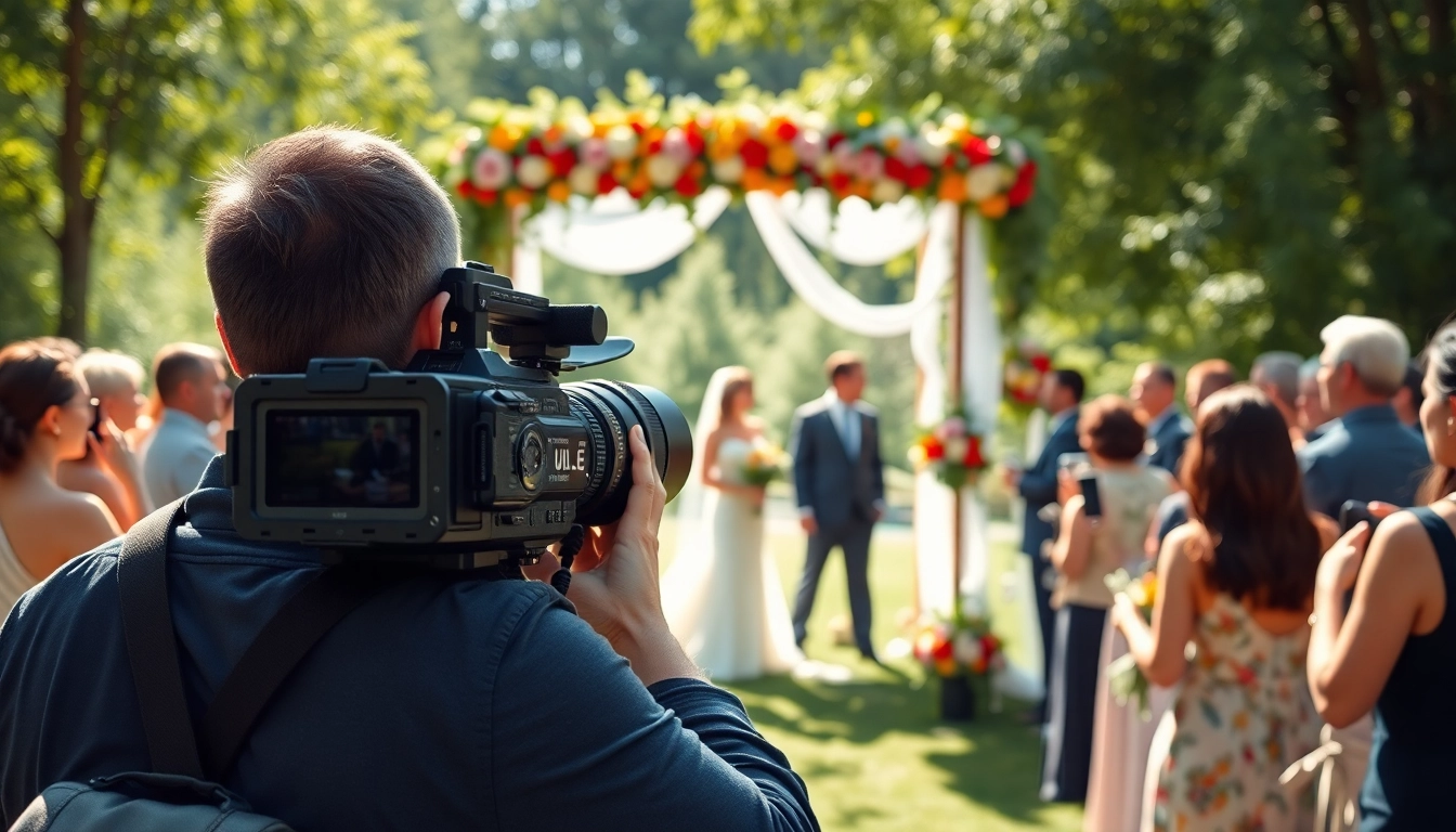 Capturing memorable moments as an edmonton videographer during a joyful wedding celebration.