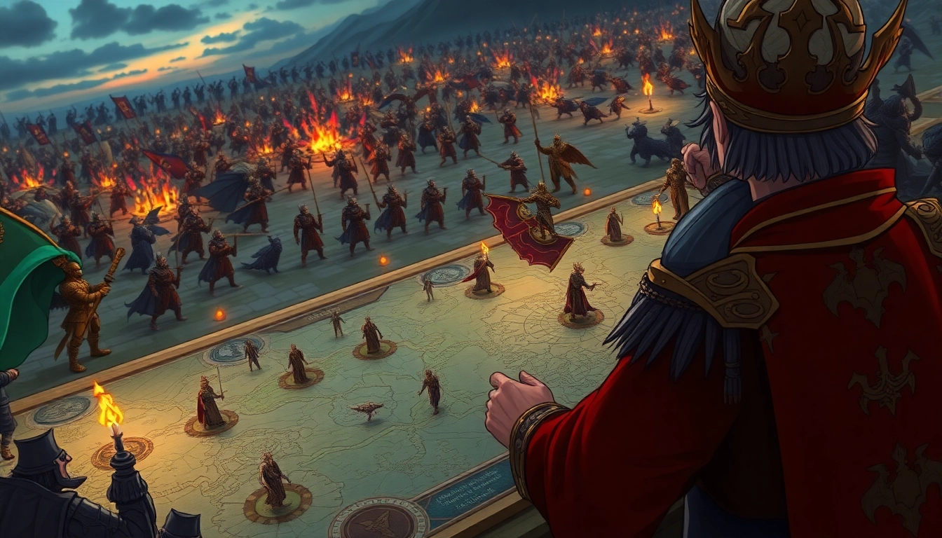 Engage in Warlords 2 download featuring diverse fantasy armies in a strategic battle scene.