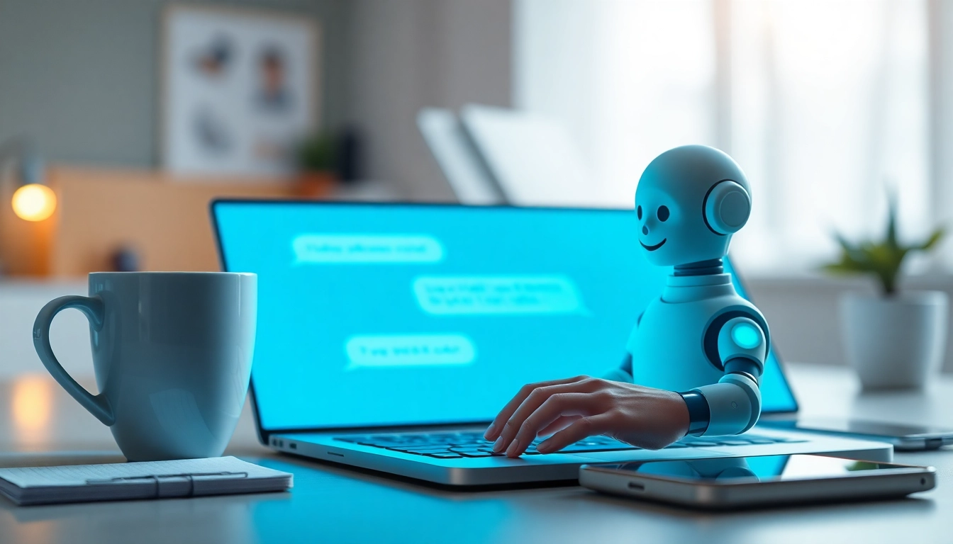 Engage with chatGPT bot for website through a sleek interface promoting user-friendly interactions.