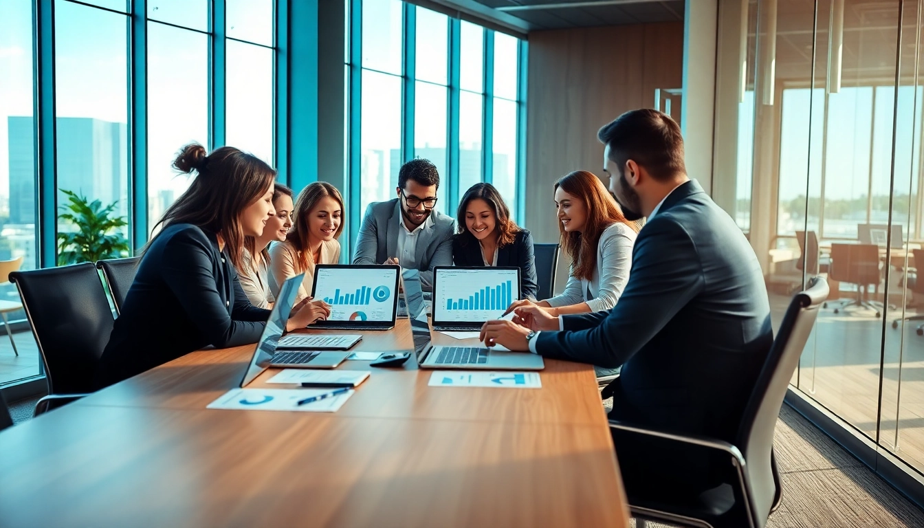 Analyze competitive intelligence strategies in a professional business meeting setting with diverse teams.