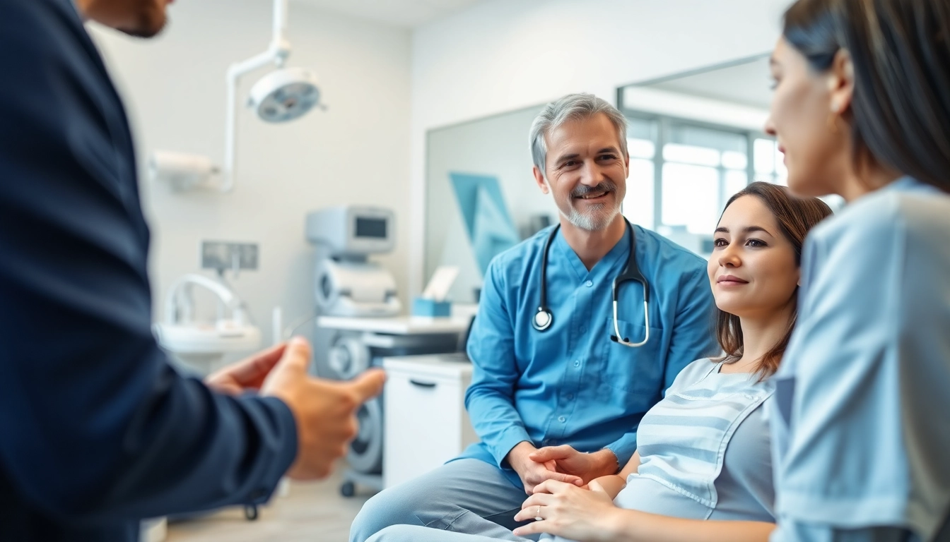 Besprechung zur Plastischen Chirurgie Braunschweig zwischen Chirurg und Patient in moderner Klinikumgebung.