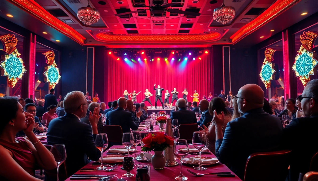 Explore las vegas dinner shows with lively dining and stunning stage performances.